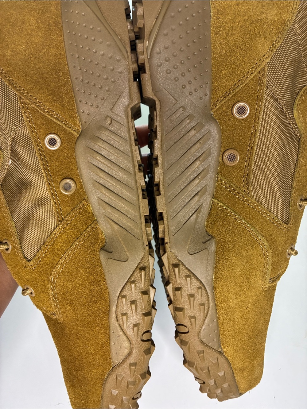 Under Armour Men's Tactical Suede Lace-Up Boots in Brown/Tan - Picture 6 of 7